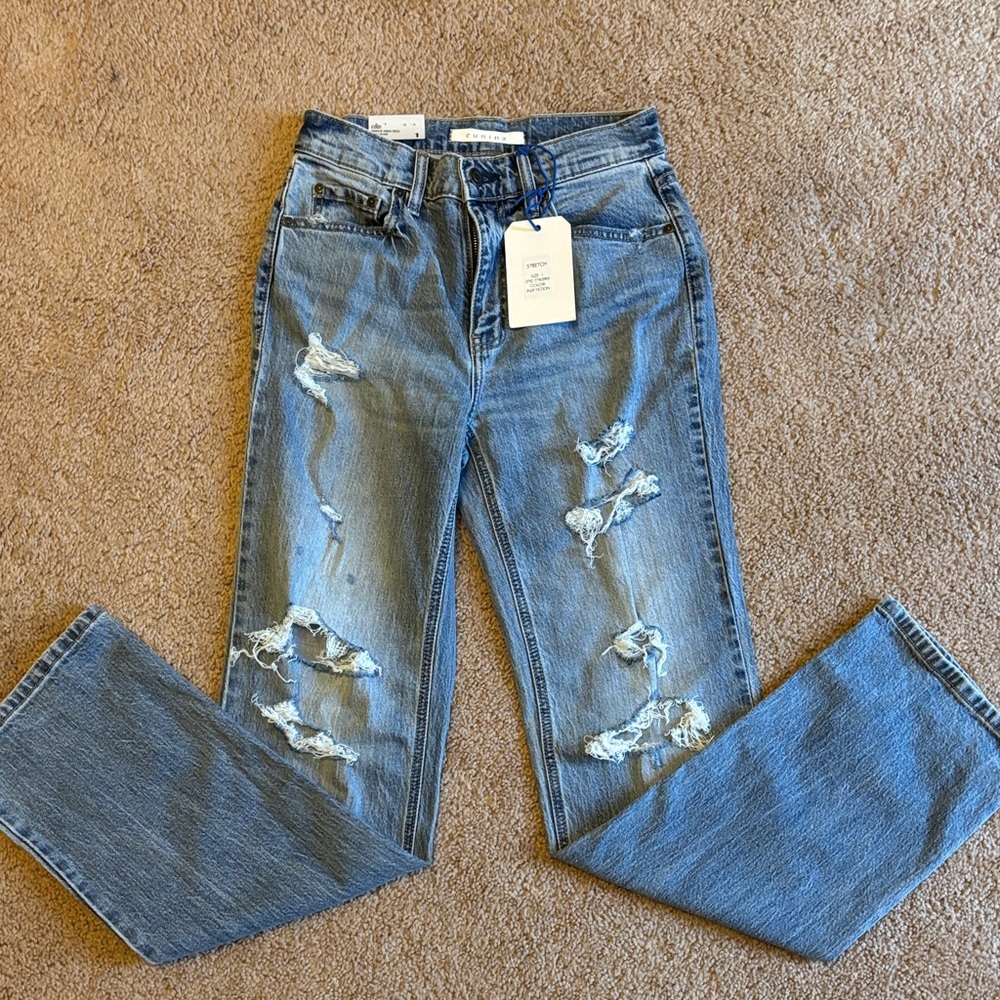 Eunica Distressed Blue Jeans